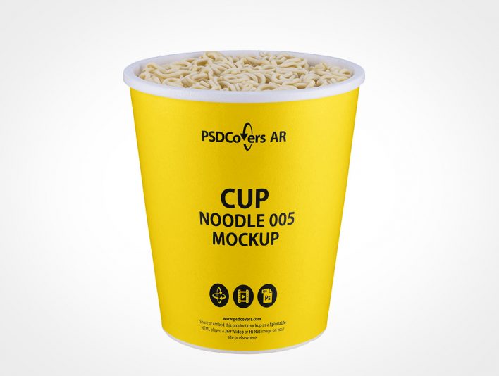 Noodle Cup Mockups • PSDCovers • Mockups Made Easy!