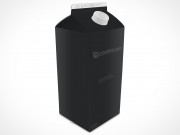 Empty 2L Carton Container template