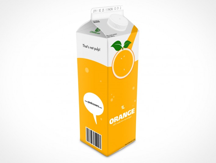 Milk Carton Mockup 9 is a mockup for your carton designs