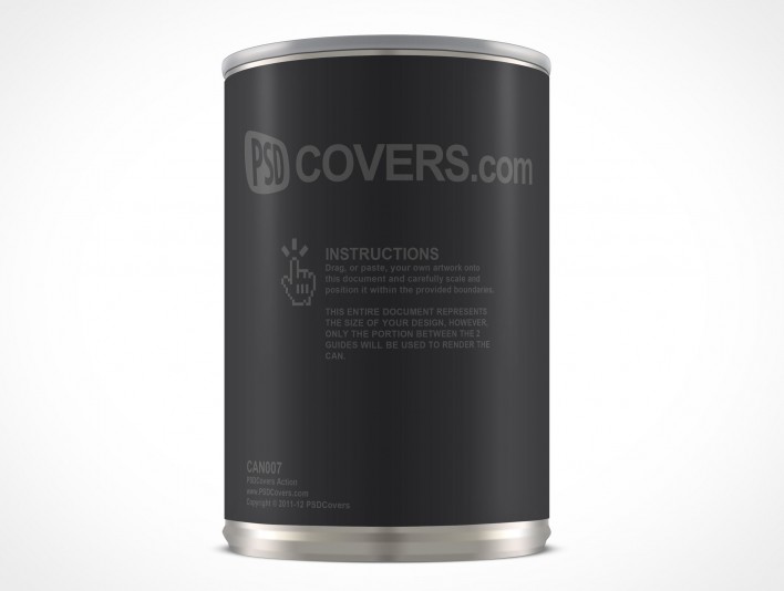 Metal Soup Can Mockup 7