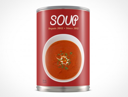 Metal Soup Can Mockup 7