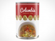 Metal Soup Can Mockup 10r