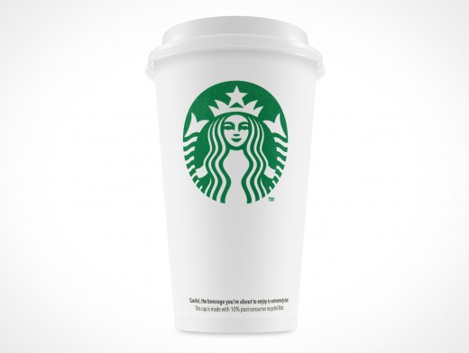 Reveal your designs using this White Paper Coffee Cup Mockup 2