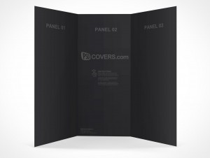 Apply designs to this 8.5 x 11 Tri-Fold Brochure Mockup 11