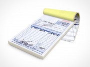 Tape Bound Notepad Mockup 7r