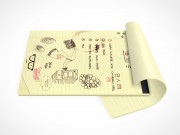 Stationery Notepad Mockup 8r