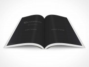 PSD Mockup Graphic Novel 30 Degree Topview Centerfold