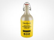 Ceramic Beer Bottle Mockup 1r