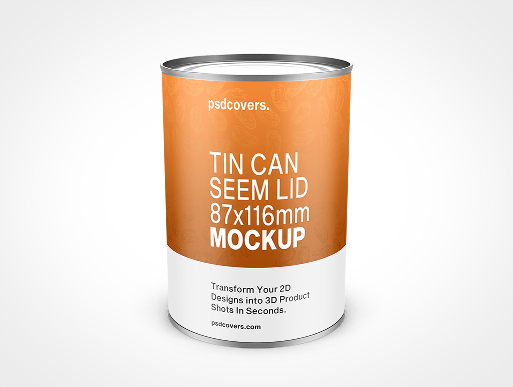 Download Food Tin Can Mockup Psdcovers Mockups Made Easy