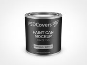 8oz Paint Can Mockup 34