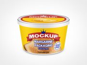 Tub Margarine Mockup 4r