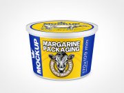 Tub Margarine Mockup 3r