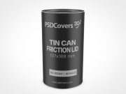 Friction Lid Tin Can Mockup 3