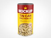 Friction Lid Tin Can Mockup 4r