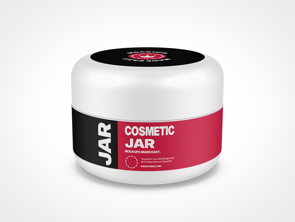 Cosmetic Jar Mockup 7r6