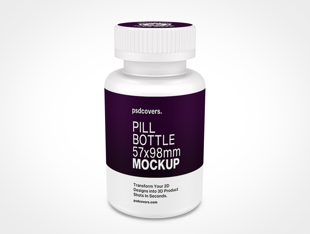 Pill Bottle Mockup 6r3