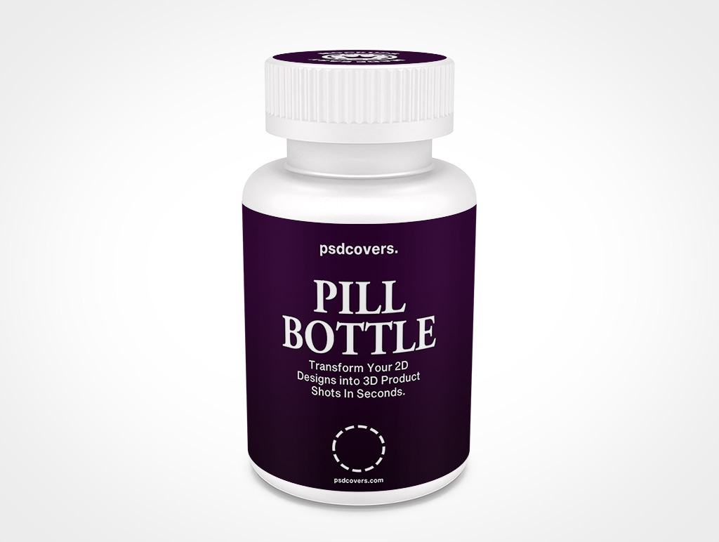 Pill Bottle Mockup 6r4