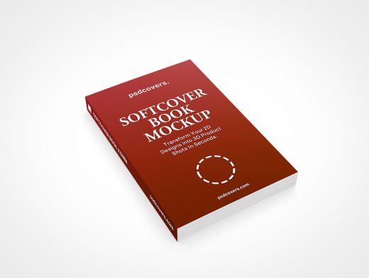 Market Your Cover Layout On This Blank B-Format Book Mockup 219