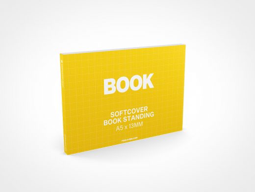 A5 Landscape Book 13 is a blank mockup for your cover designs