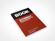 B-Format Book Mockup 28 Is A Blank White Proxy For Your Designs