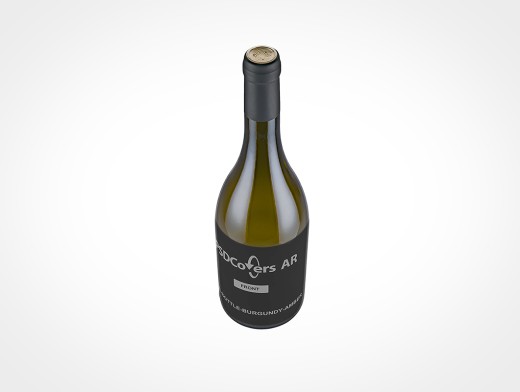 Download Amber Glass Burgundy Wine Bottle Psd Mockup Psd Mockups